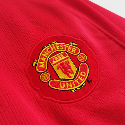 RONALDO #7 Manchester United Retro Jersey Home 2007/08 - Long Sleeve