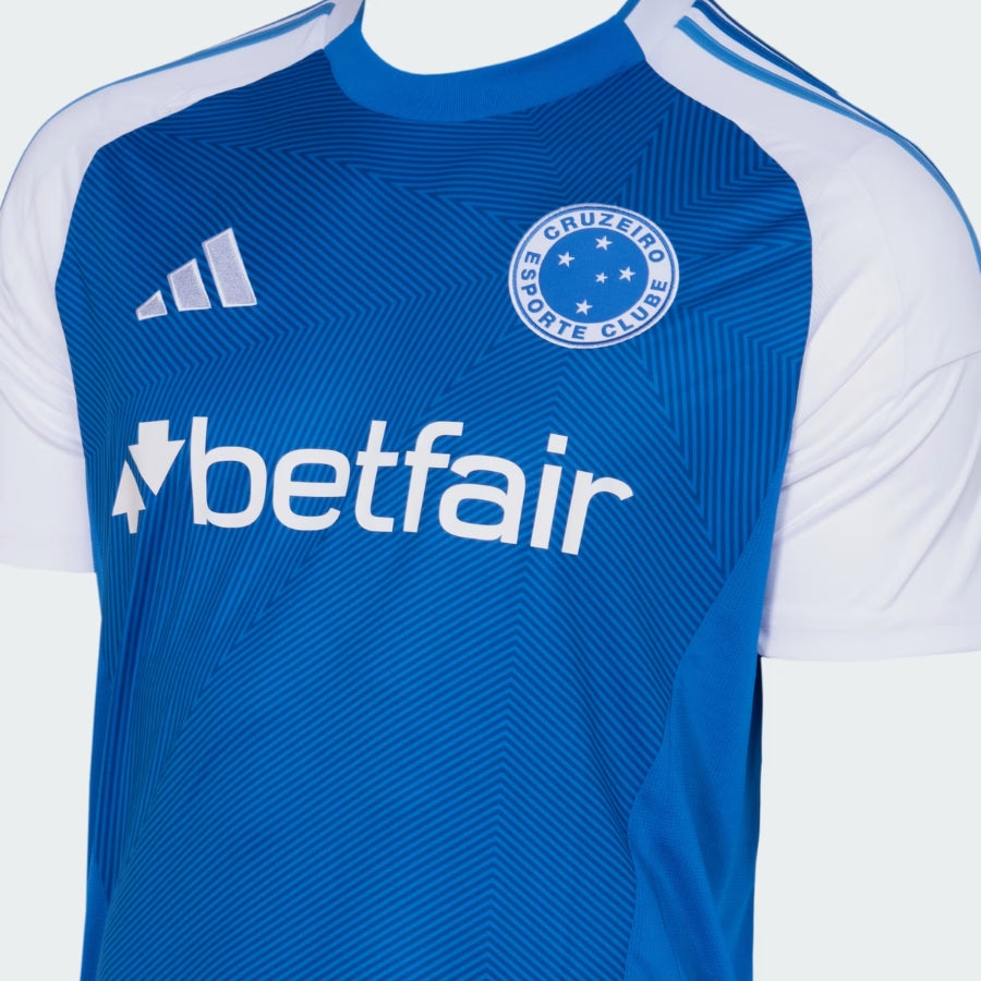 Cruzeiro Fan Jersey Home, Away e Third 2025/26 - Kit 3 Fan Jersey